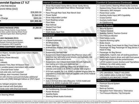 Used 2017 Chevrolet Equinox LT w/ Convenience Package AWD/4WD image 6