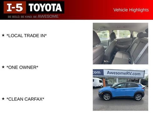 Used 2023 Hyundai Kona SEL w/ Cargo Package AWD/4WD image 3