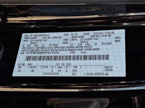 Certified 2023 Ford F150 XLT w/ Equipment Group 302A High AWD/4WD image 26
