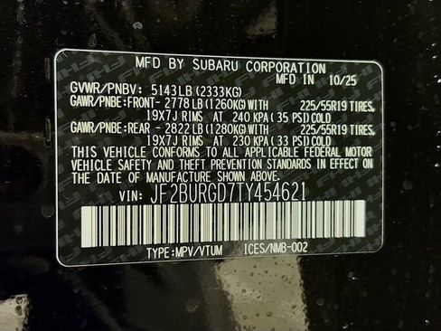 New 2026 Subaru Outback Limited XT image 33