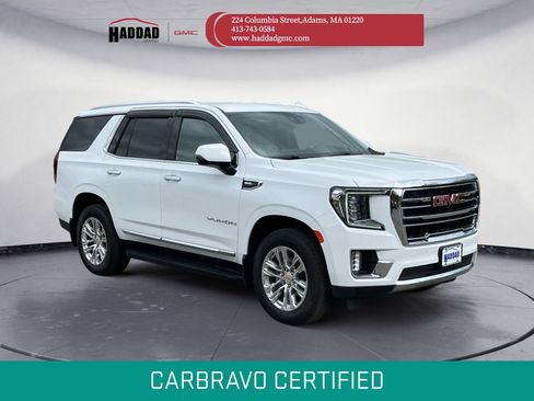Certified 2022 GMC Yukon SLT w/ SLT Luxury Package AWD/4WD image 3