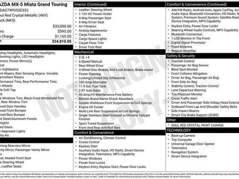 Used 2023 MAZDA MX-5 Miata Grand Touring image 27