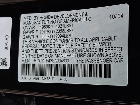 Used 2025 Honda Accord SE image 29
