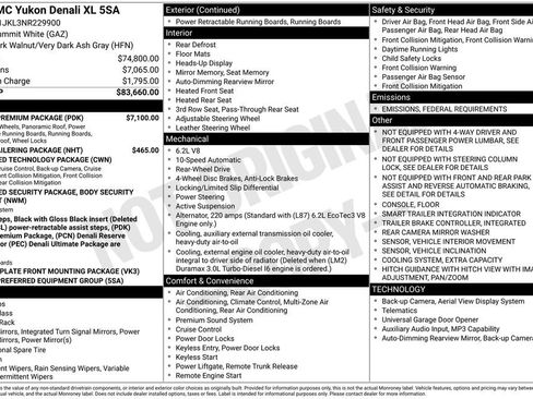 Used 2022 GMC Yukon XL Denali w/ Denali Premium Package image 6