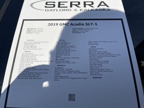 Used 2019 GMC Acadia SLT AWD/4WD image 28