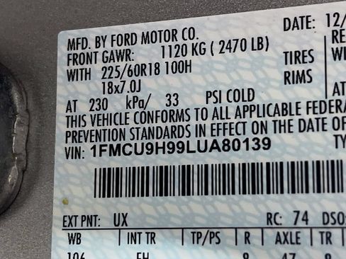 Used 2020 Ford Escape SEL AWD/4WD image 28