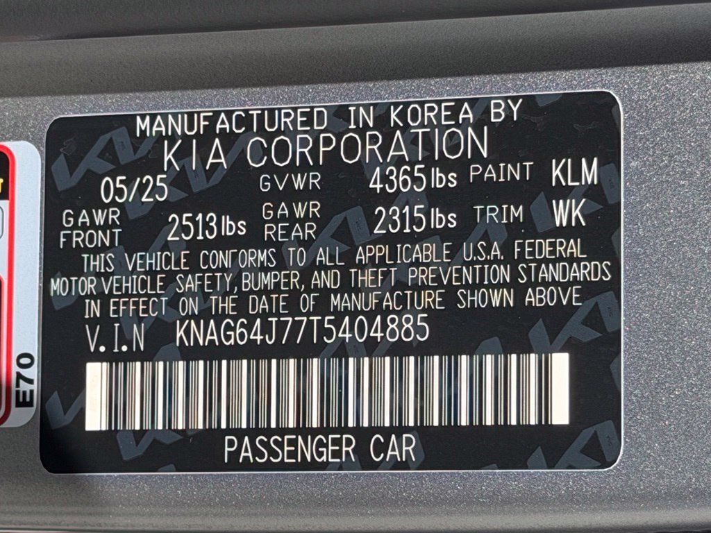 Used 2026 Kia K5 GT-Line w/ GT-Line Premium Package FWD image 28