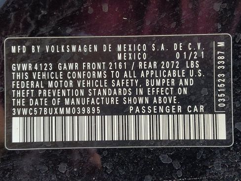Used 2021 Volkswagen Jetta SE FWD image 33