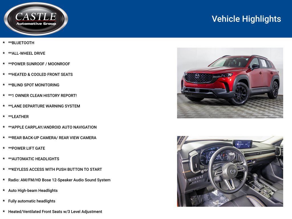 Used 2026 MAZDA CX-50 AWD 2.5 Hybrid w/ Premium Pkg image 3