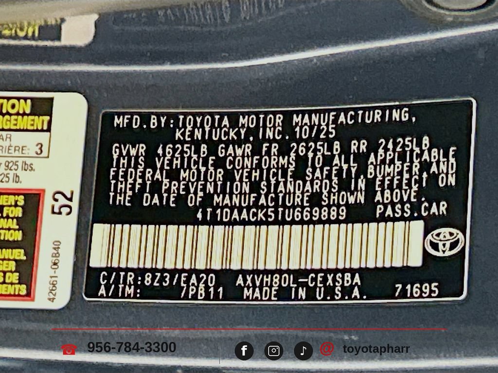 New 2026 Toyota Camry SE w/ Multimedia Upgrade Package FWD image 30