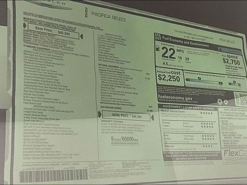 New 2026 Chrysler Pacifica Select image 14