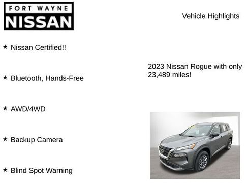 Certified 2023 Nissan Rogue S image 7