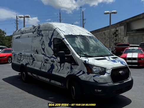 Used 2022 Ford Transit 350 148 High Roof Extended w/ Load Area Protection Package RWD image 8