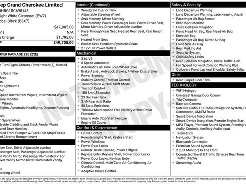 Used 2024 Jeep Grand Cherokee Limited AWD/4WD image 11