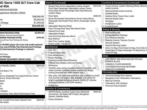 Used 2017 GMC Sierra 1500 SLT w/ SLT Premium Package image 6