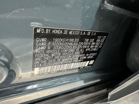 Certified 2026 Honda HR-V Sport image 15