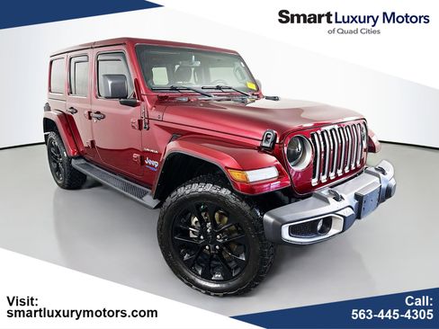 Used 2021 Jeep Wrangler Unlimited Sahara w/ Cold Weather Group image 1