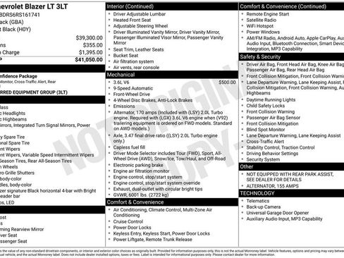 Certified 2024 Chevrolet Blazer LT FWD image 6