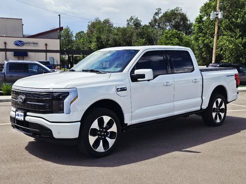 Used 2025 Ford F150 Lightning Platinum AWD/4WD image 1