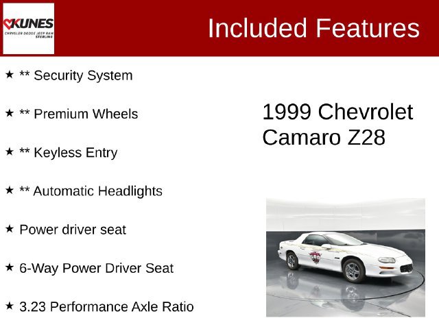Used 1999 Chevrolet Camaro Z28 RWD image 3