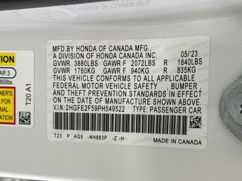 Used 2023 Honda Civic Sport image 40