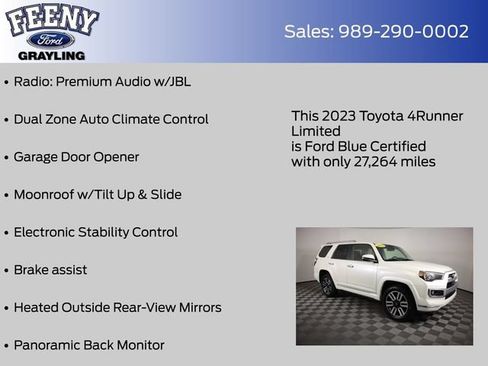 Used 2023 Toyota 4Runner Limited AWD/4WD image 14