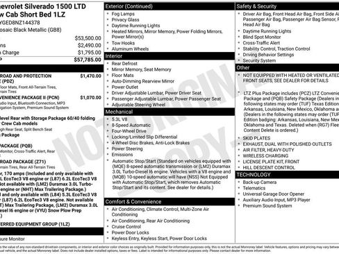 Used 2022 Chevrolet Silverado 1500 LTZ image 2