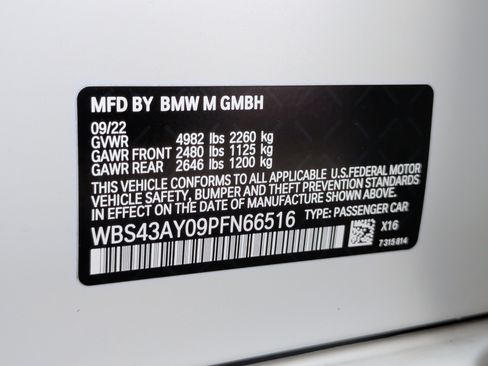 Used 2023 BMW M3 Competition AWD/4WD image 41