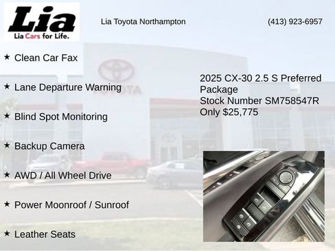 Used 2025 MAZDA CX-30 AWD 2.5 S w/ Preferred Package image 7