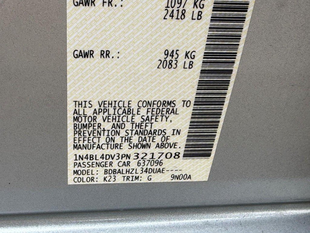 Used 2023 Nissan Altima 2.5 SV w/ SV Premium Package FWD image 28