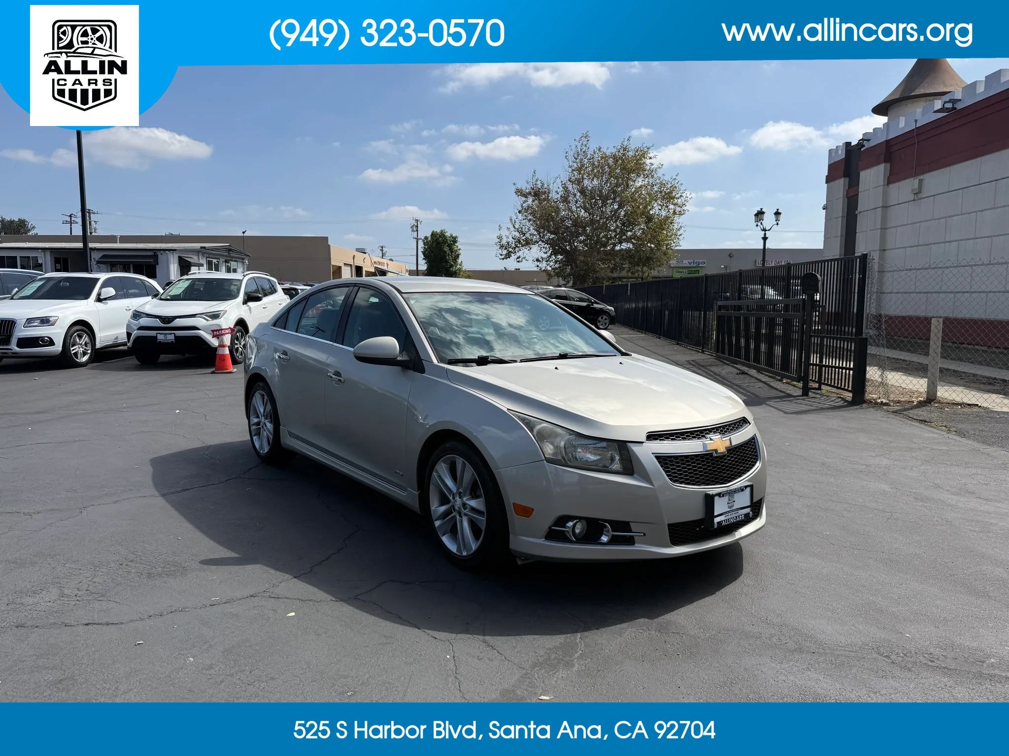 Used 2014 Chevrolet Cruze LTZ w/ RS Package FWD image 3