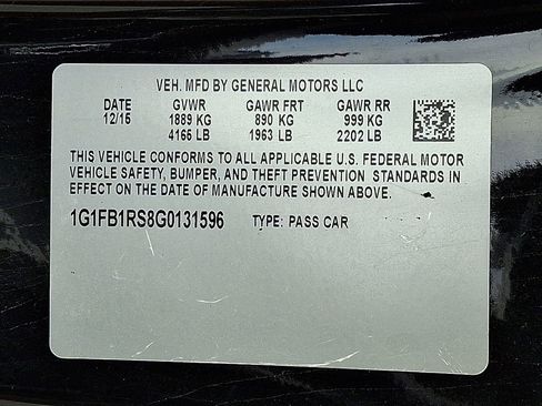 Used 2016 Chevrolet Camaro LT w/ Winter Protection Package RWD image 19