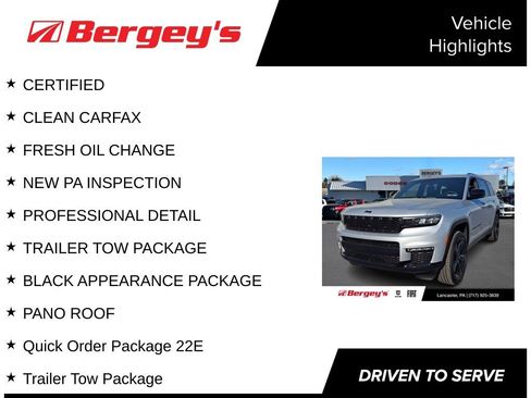 Used 2025 Jeep Grand Cherokee L Limited w/ Black Appearance Package AWD/4WD image 8