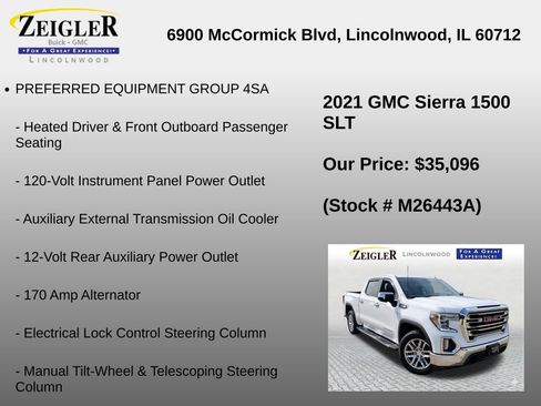 Used 2021 GMC Sierra 1500 SLT AWD/4WD image 18