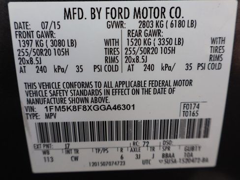 Used 2016 Ford Explorer Limited image 48