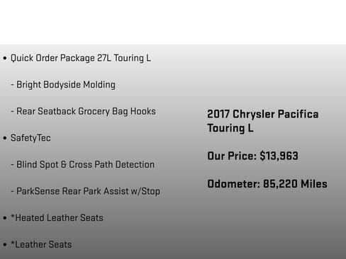 Used 2017 Chrysler Pacifica Touring-L image 6