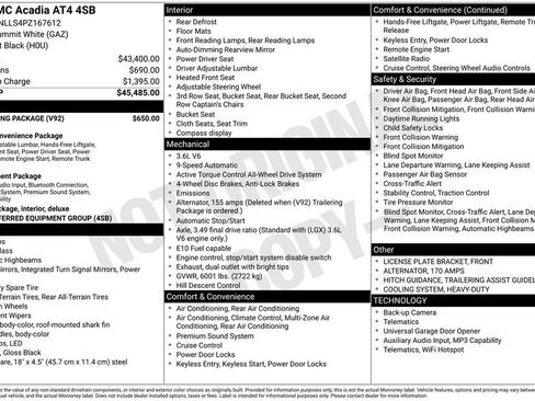 Used 2023 GMC Acadia AT4 w/ Trailering Package image 6