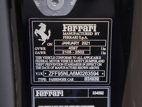 Certified 2021 Ferrari SF90 Stradale AWD/4WD image 58