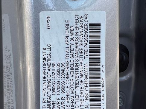 New 2025 Honda Accord SE image 33