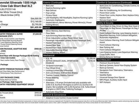Used 2026 Chevrolet Silverado 1500 High Country AWD/4WD image 9