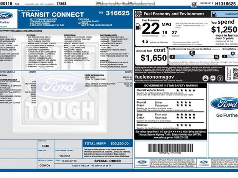 Used 2017 Ford Transit Connect Titanium FWD image 13