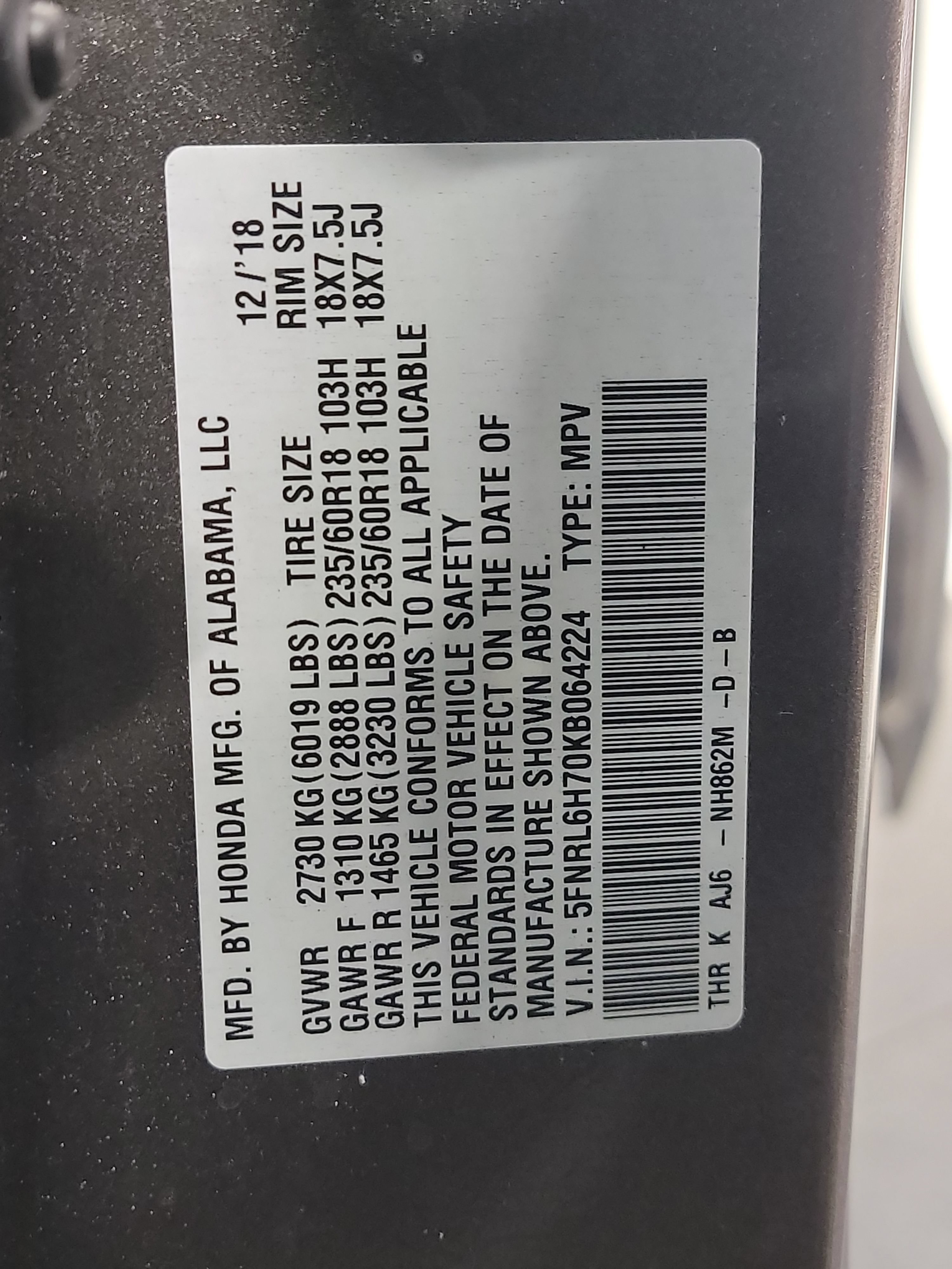 Used 2019 Honda Odyssey EX-L image 33