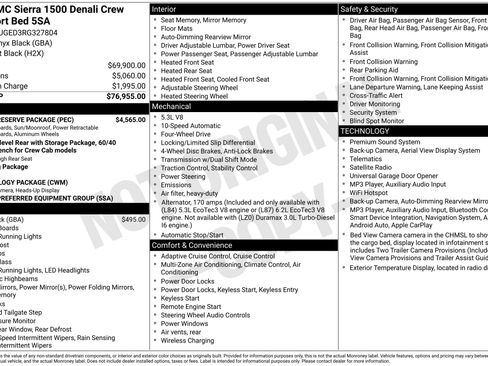 Used 2024 GMC Sierra 1500 Denali w/ Denali Reserve Package AWD/4WD image 2