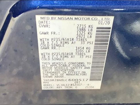 Used 2020 Nissan Pathfinder SV FWD image 34
