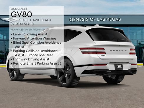 New 2026 Genesis GV80 3.5T Prestige AWD/4WD image 7