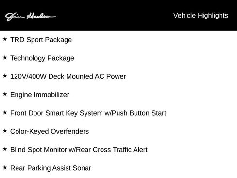 Used 2023 Toyota Tacoma TRD Sport w/ Technology Package AWD/4WD image 4
