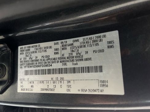 Used 2019 Ford F150 XLT w/ Equipment Group 302A Luxury AWD/4WD image 79