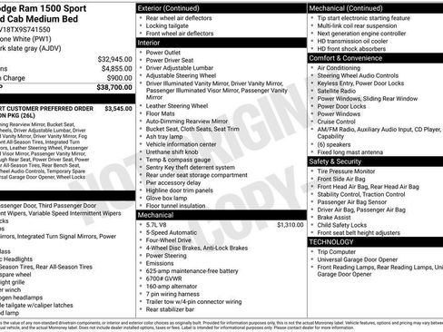 Used 2009 Dodge Ram 1500 Truck Sport AWD/4WD image 27