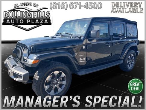Used 2018 Jeep Wrangler Unlimited Sahara image 1