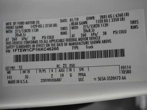Used 2019 Ford F150 XL w/ Equipment Group 101A Mid RWD image 27